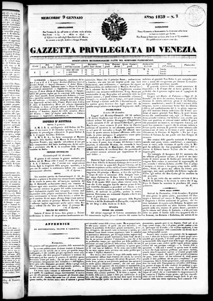 Gazzetta privilegiata di Venezia