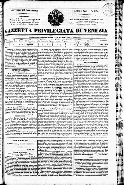 Gazzetta privilegiata di Venezia