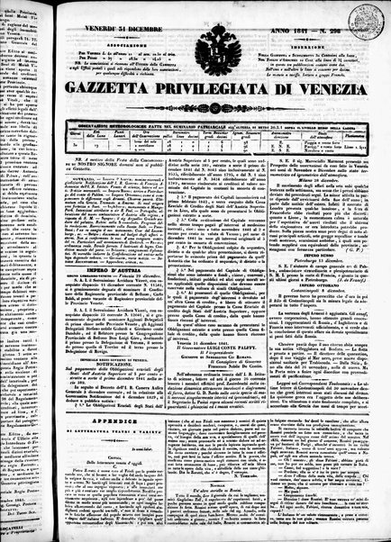 Gazzetta privilegiata di Venezia