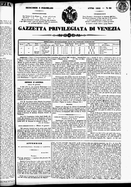 Gazzetta privilegiata di Venezia