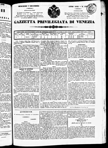 Gazzetta privilegiata di Venezia