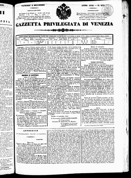 Gazzetta privilegiata di Venezia