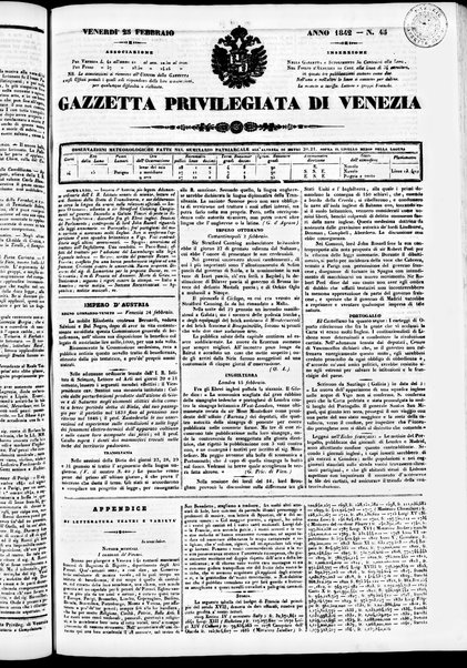 Gazzetta privilegiata di Venezia