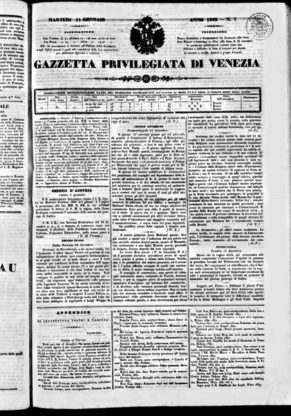 Gazzetta privilegiata di Venezia