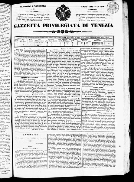 Gazzetta privilegiata di Venezia