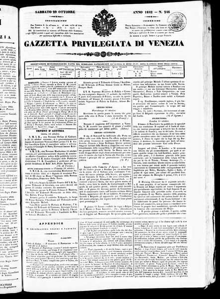 Gazzetta privilegiata di Venezia