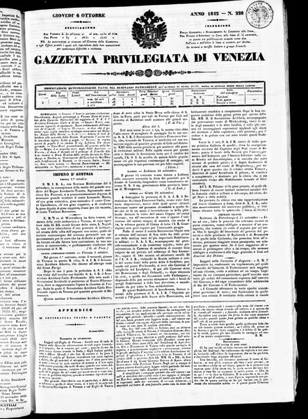 Gazzetta privilegiata di Venezia