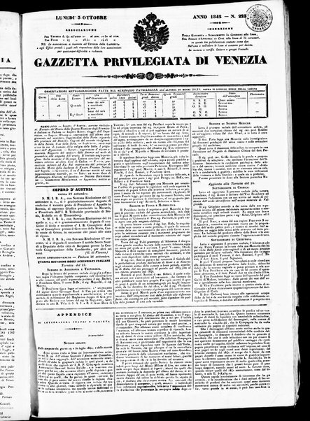 Gazzetta privilegiata di Venezia