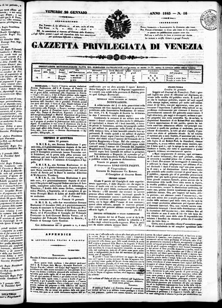 Gazzetta privilegiata di Venezia