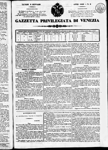 Gazzetta privilegiata di Venezia