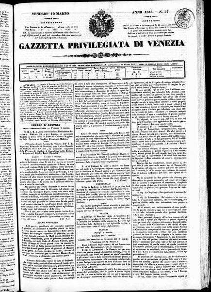 Gazzetta privilegiata di Venezia