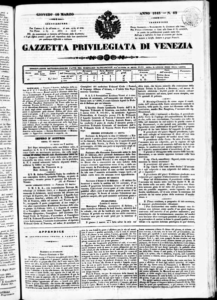 Gazzetta privilegiata di Venezia