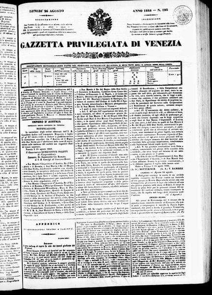 Gazzetta privilegiata di Venezia