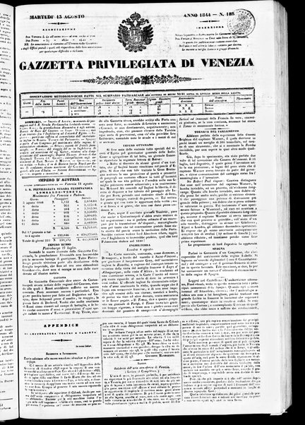 Gazzetta privilegiata di Venezia