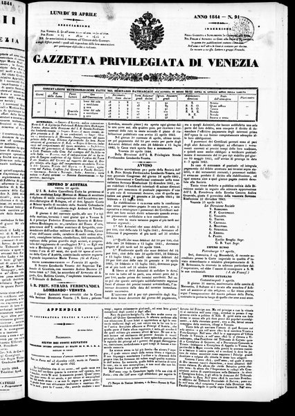 Gazzetta privilegiata di Venezia