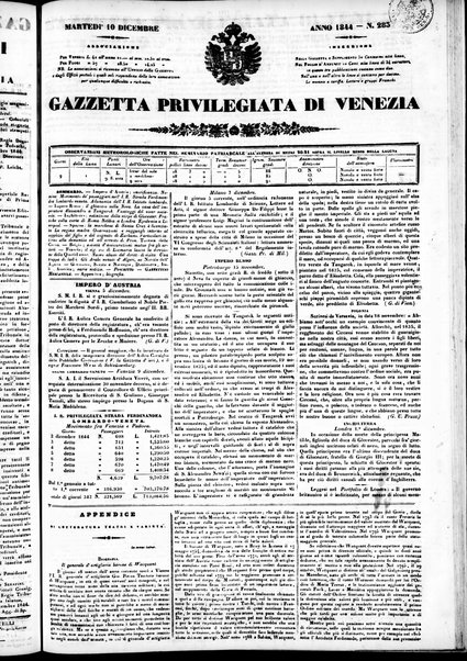 Gazzetta privilegiata di Venezia