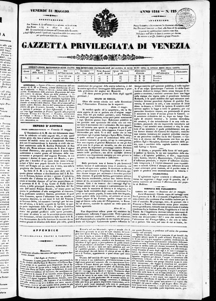 Gazzetta privilegiata di Venezia