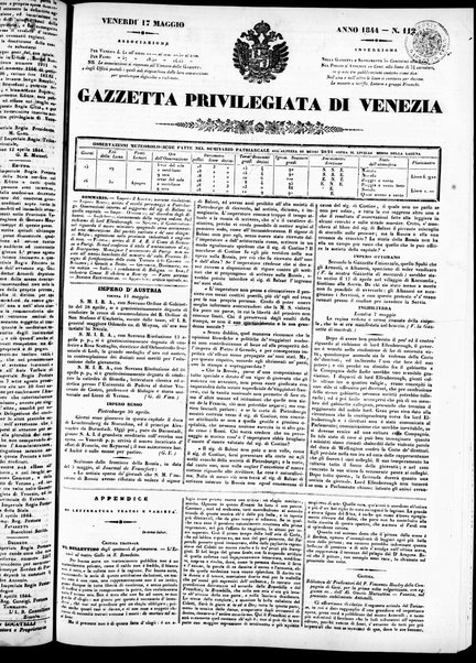 Gazzetta privilegiata di Venezia