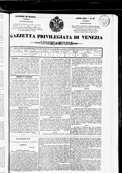 Gazzetta privilegiata di Venezia