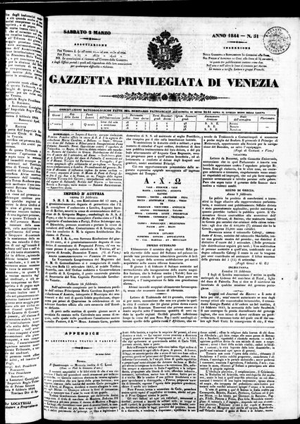 Gazzetta privilegiata di Venezia