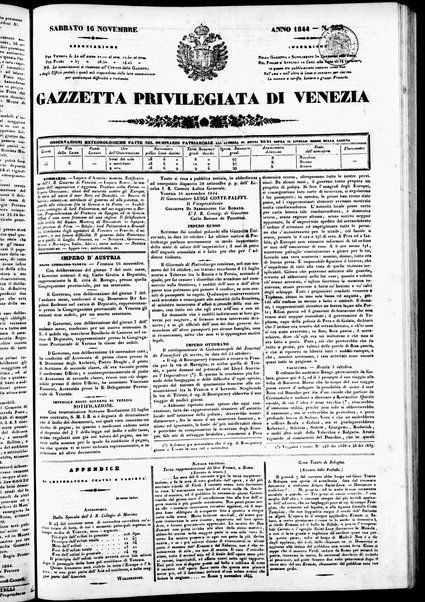 Gazzetta privilegiata di Venezia