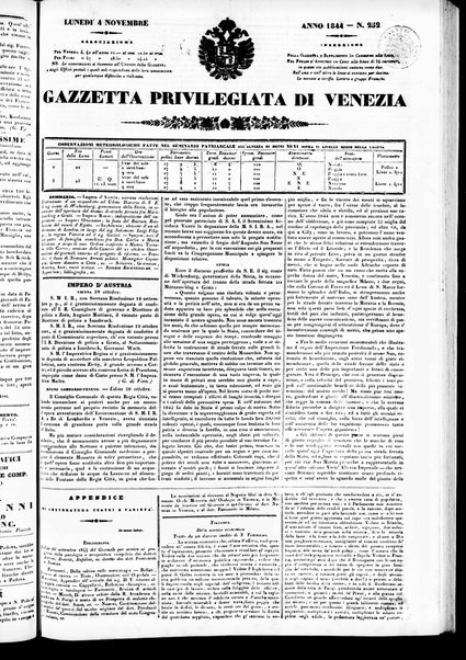 Gazzetta privilegiata di Venezia