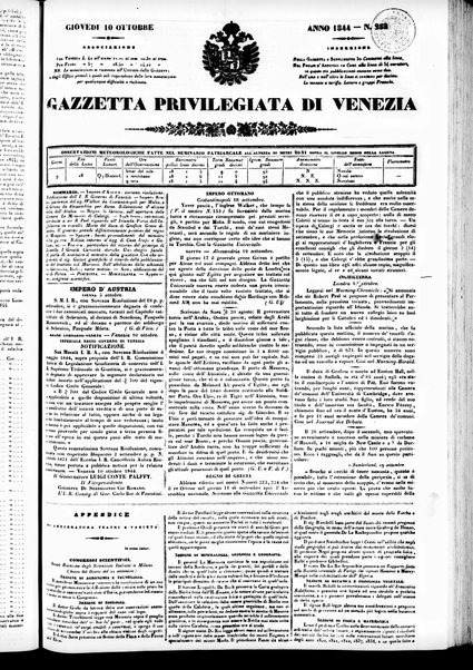 Gazzetta privilegiata di Venezia