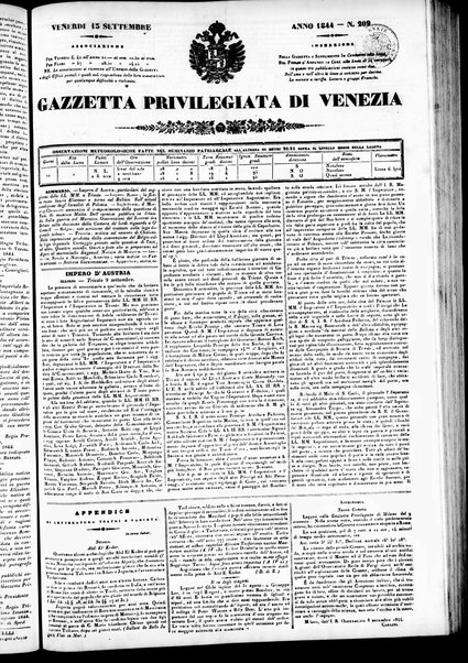 Gazzetta privilegiata di Venezia