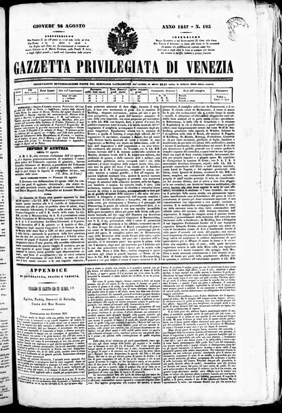 Gazzetta privilegiata di Venezia