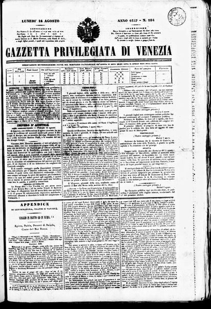 Gazzetta privilegiata di Venezia