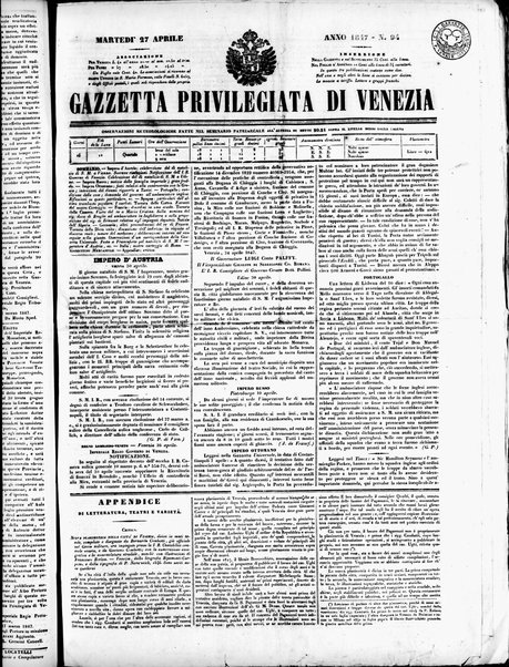 Gazzetta privilegiata di Venezia