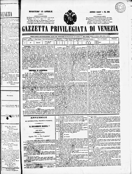 Gazzetta privilegiata di Venezia