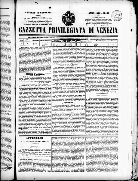 Gazzetta privilegiata di Venezia