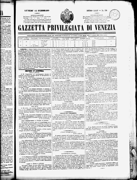 Gazzetta privilegiata di Venezia