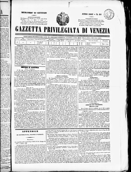 Gazzetta privilegiata di Venezia