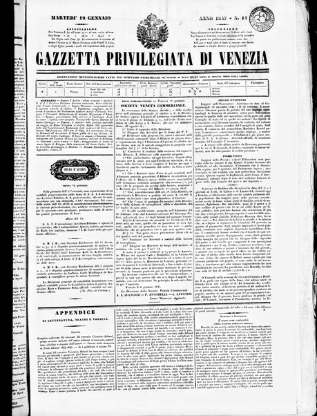 Gazzetta privilegiata di Venezia