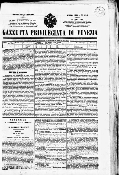 Gazzetta privilegiata di Venezia