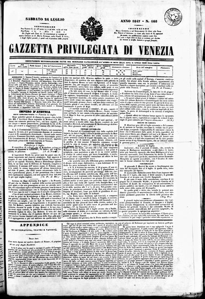 Gazzetta privilegiata di Venezia