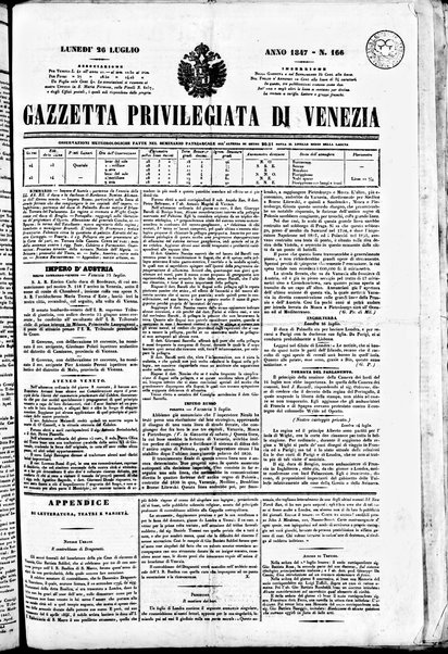 Gazzetta privilegiata di Venezia