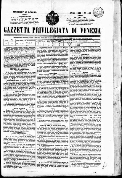 Gazzetta privilegiata di Venezia