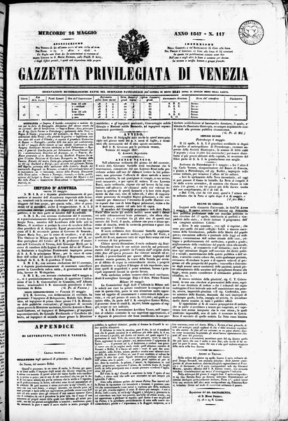 Gazzetta privilegiata di Venezia