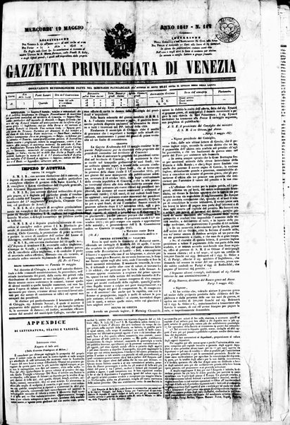 Gazzetta privilegiata di Venezia