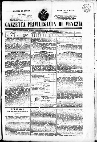 Gazzetta privilegiata di Venezia