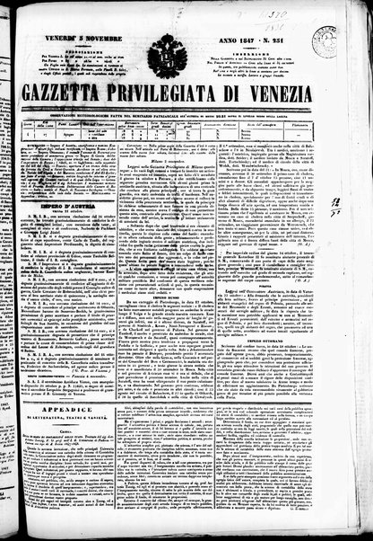 Gazzetta privilegiata di Venezia