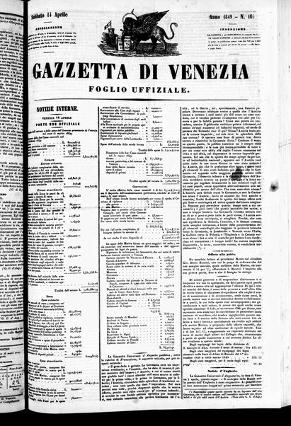 Gazzetta privilegiata di Venezia