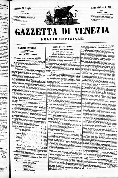 Gazzetta privilegiata di Venezia