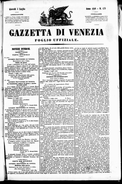 Gazzetta privilegiata di Venezia