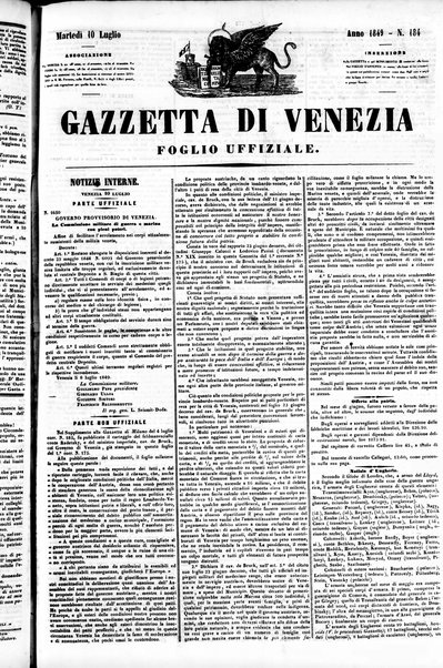 Gazzetta privilegiata di Venezia