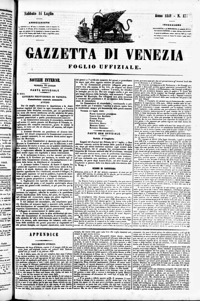 Gazzetta privilegiata di Venezia