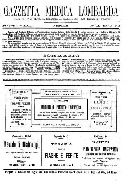 Gazzetta medica lombarda